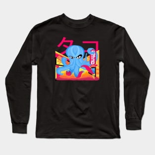 The Attack of the Octopus Manga Anime Long Sleeve T-Shirt